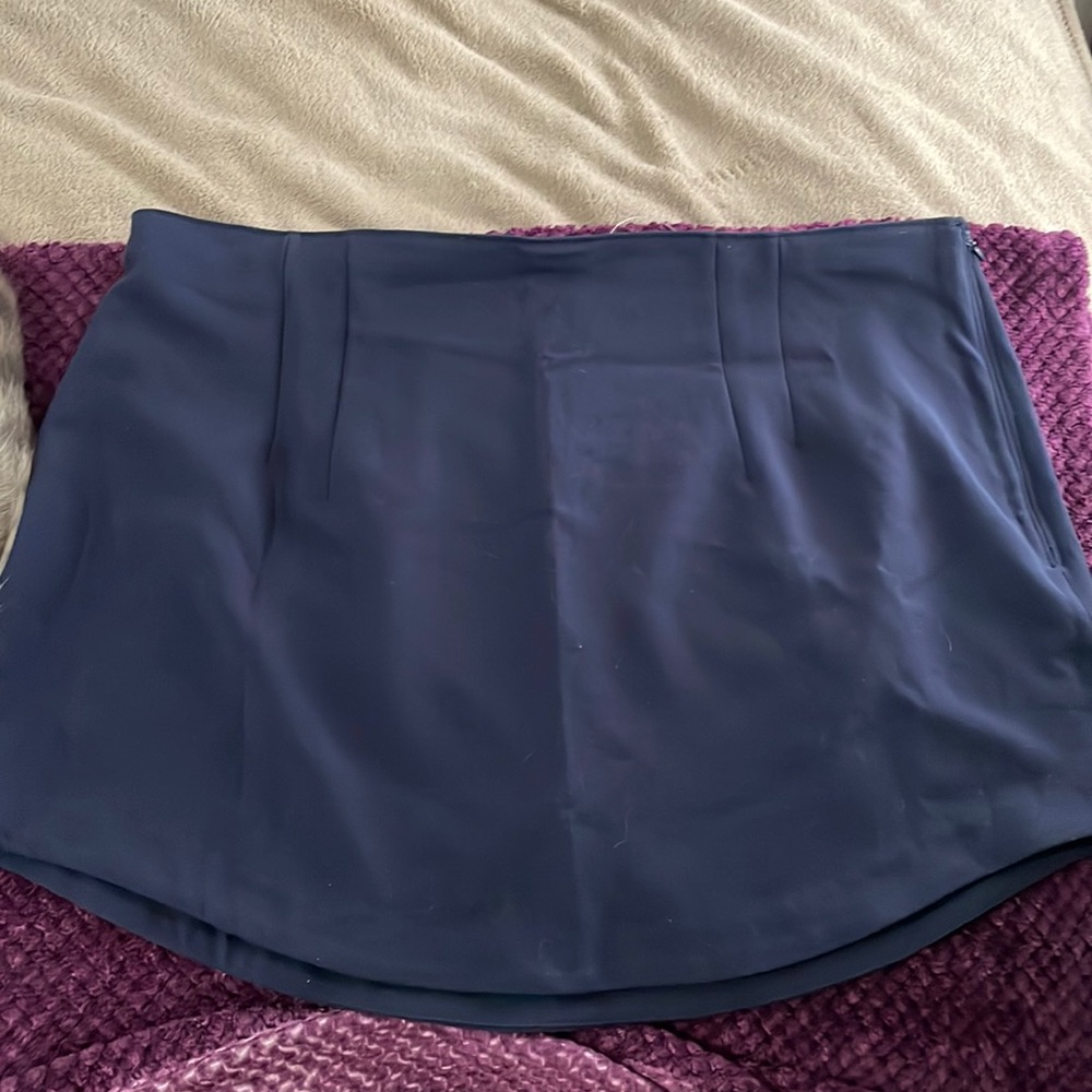 Abercrombie & Fitch navy blue mini skirt